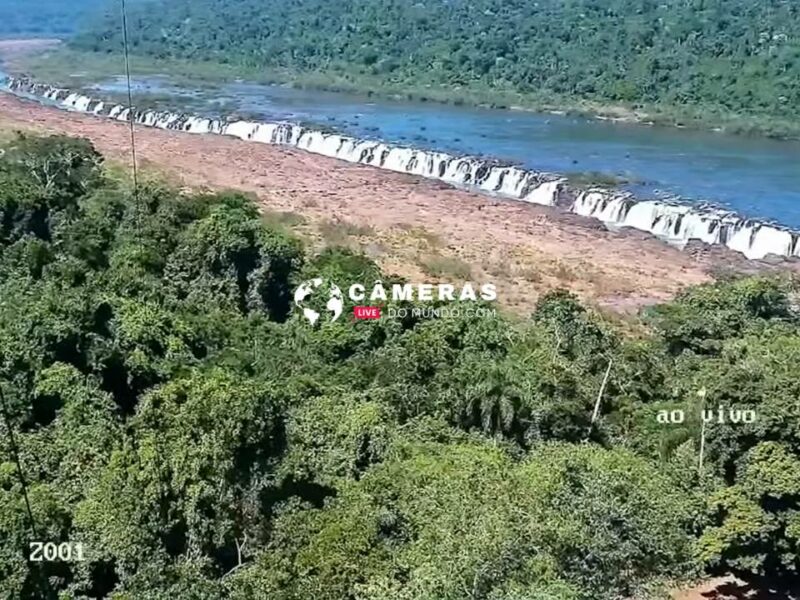 Câmera ao vivo Salto do Yucumã, Parque Estadual do Turvo.