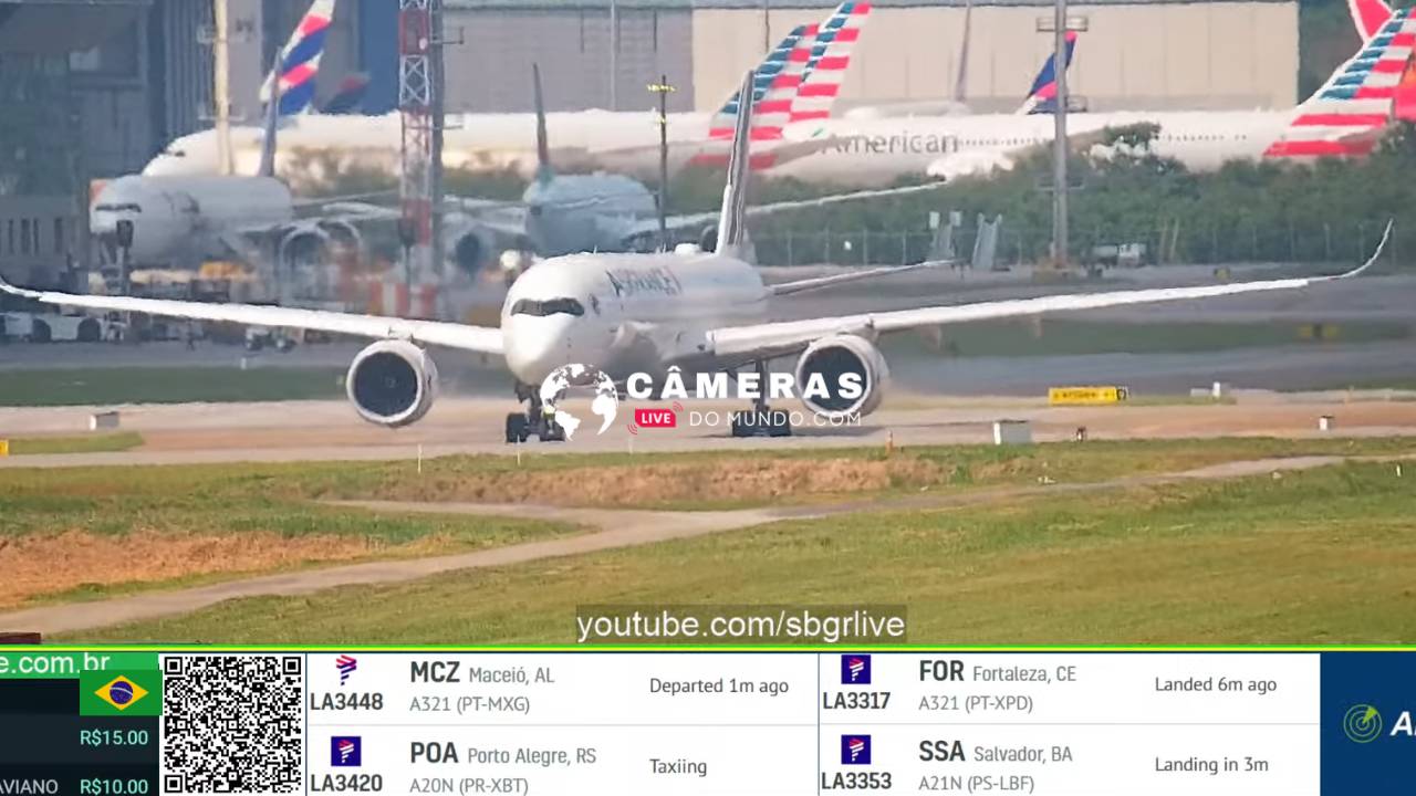 Aeroporto de guarulhos ao vivo