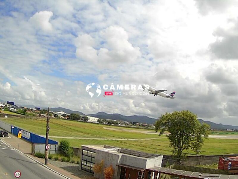 Câmera ao Vivo Aeroporto de Navegantes em Santa Catarina.