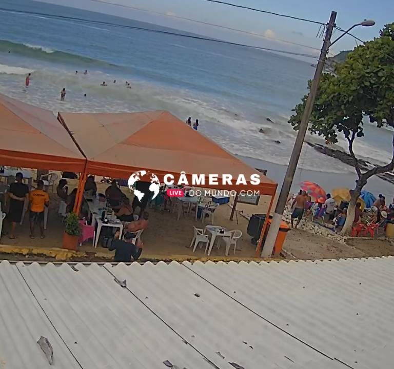 Câmeras ao Vivo Praia Retiro dos Padres em Bombinhas.