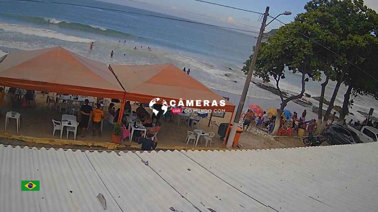 Câmeras ao Vivo Praia Retiro dos Padres em Bombinhas.