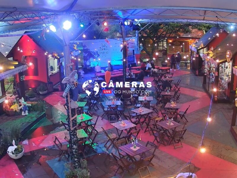Câmera ao vivo Praça das Etnias, Gramado.