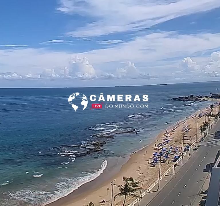Câmera ao vivo Praia da Barra, Salvador.