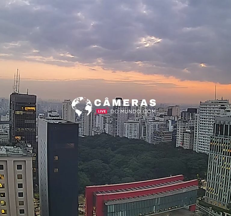 Câmera ao vivo no MASP, São Paulo.