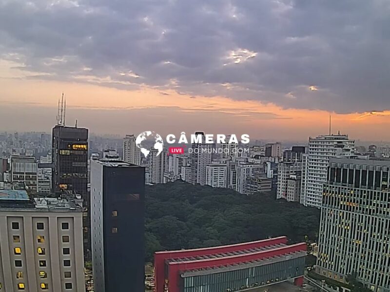 Câmera ao vivo no MASP, São Paulo.