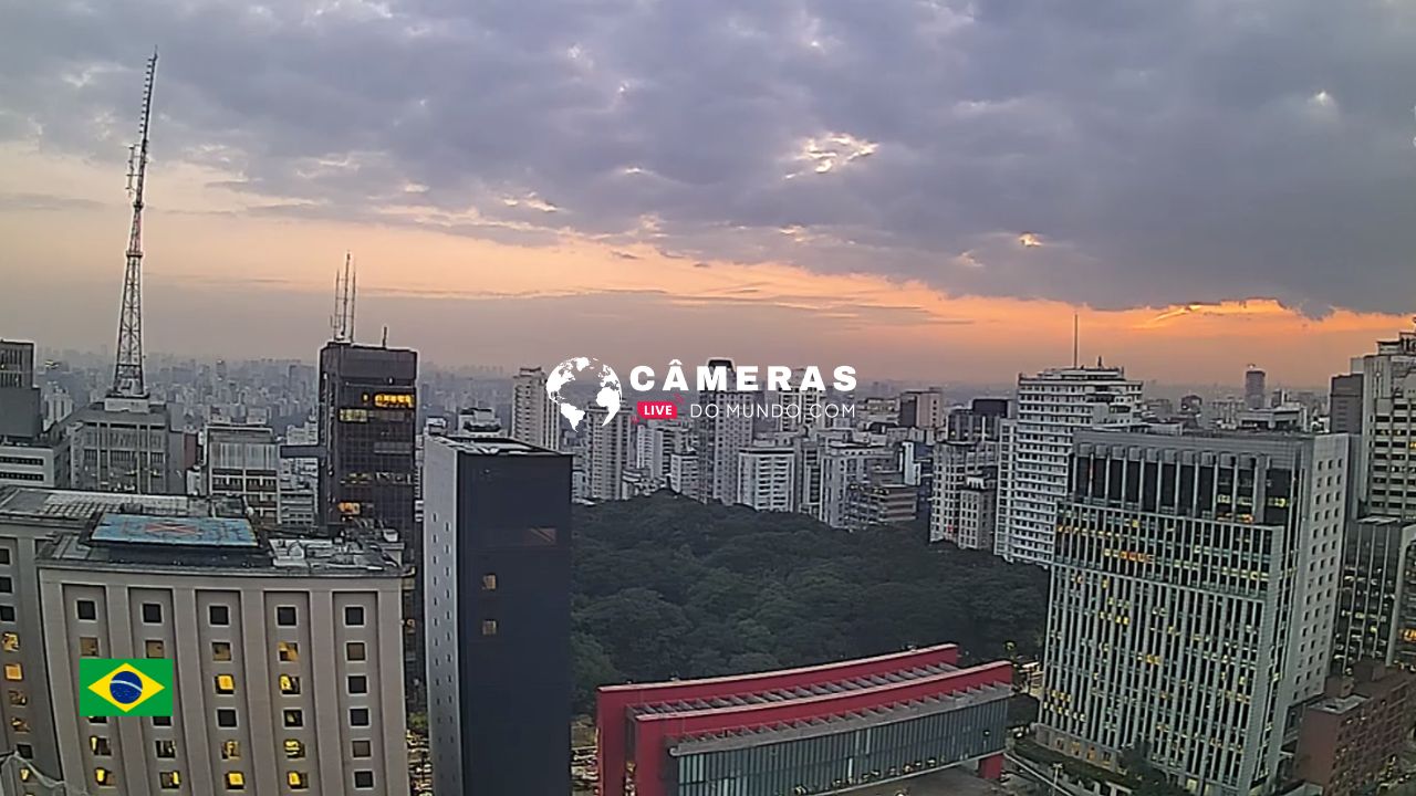 Câmera ao vivo no MASP, São Paulo.