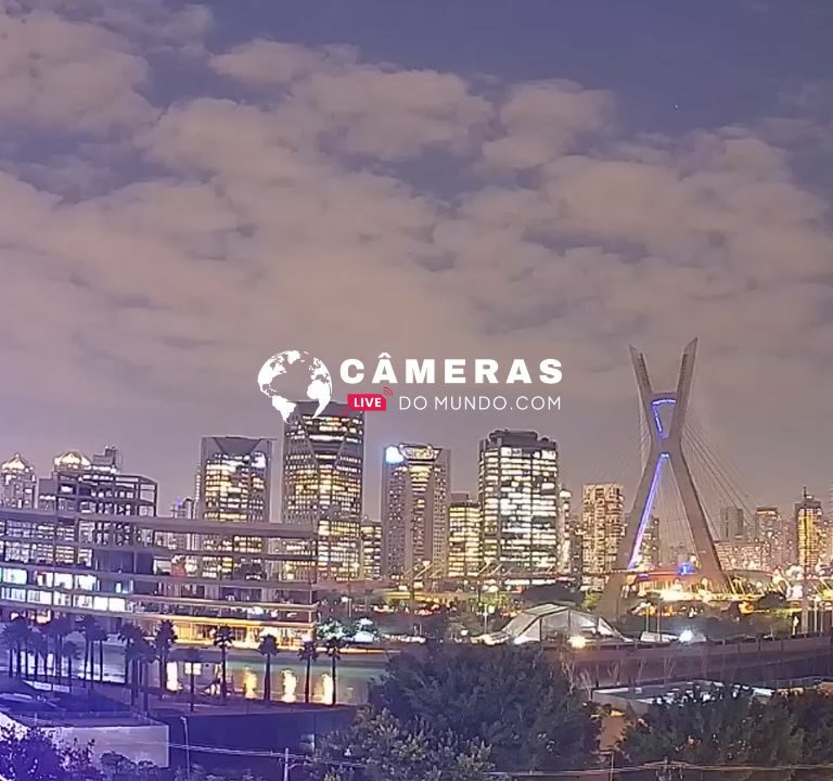 Câmera ao vivo Ponte Estaiada, São Paulo.