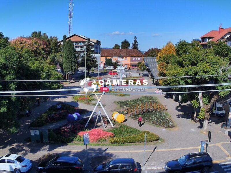 Câmera ao vivo Praça das Flores, Nova Petrópolis.