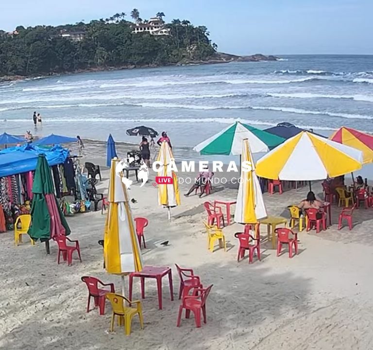 Câmera ao Vivo Praia do Tenório, Ubatuba.