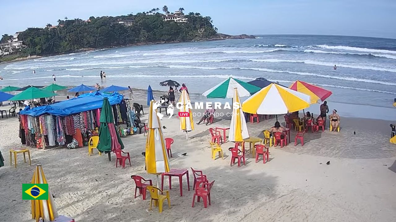 Câmera ao Vivo Praia do Tenório, Ubatuba.