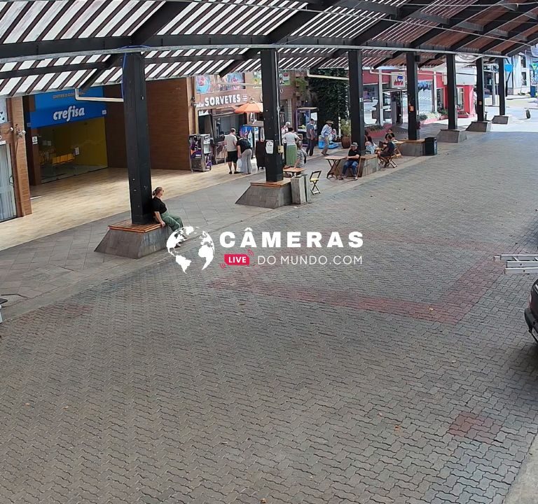 Câmera ao vivo Rua Coberta, Nova Petrópolis.