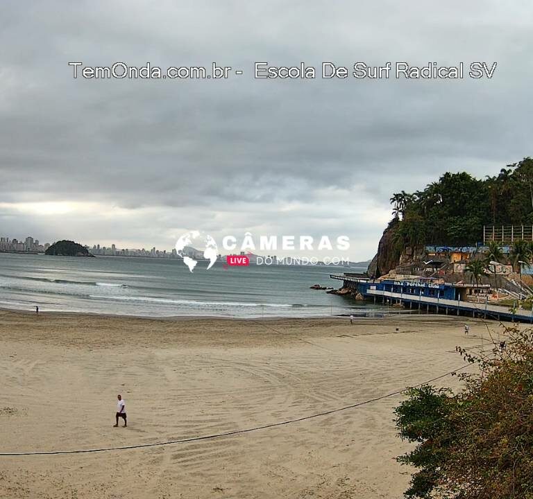Câmera ao Vivo Ilha Porchat, São Vicente.