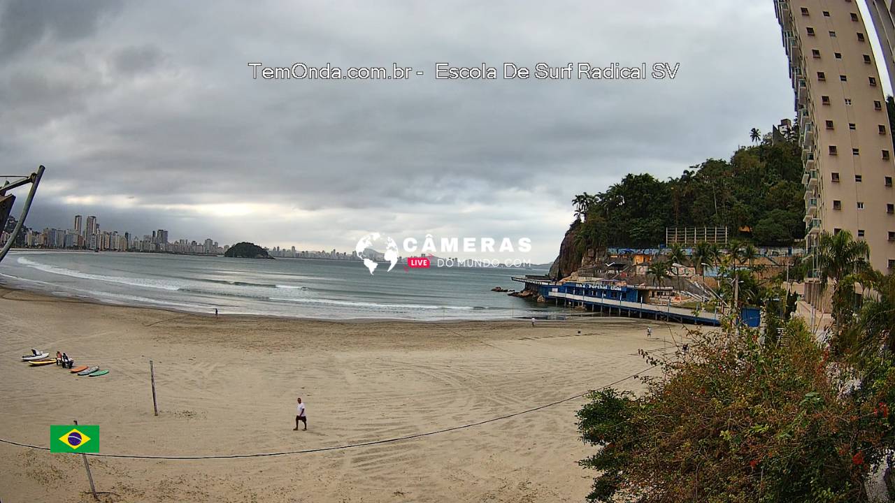 Câmera ao Vivo Ilha Porchat, São Vicente.