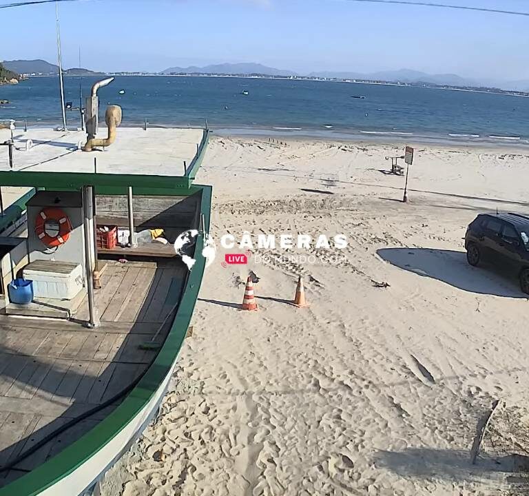 Câmera ao vivo Ponta do Papagaio, Palhoça.