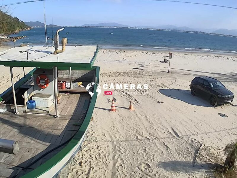 Câmera ao vivo Ponta do Papagaio, Palhoça.