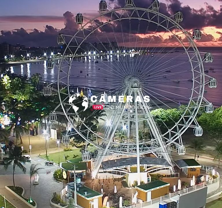 Câmera ao vivo de Maceió, Alagoas.