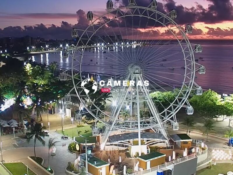 Câmera ao vivo de Maceió, Alagoas.